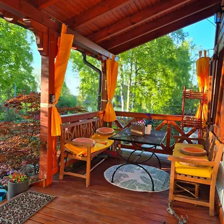 W Karkonoszach Jurta Karkonoska Z Sauna Jacuzzi I Balia Ogrodowa Σαλέ Przesieka