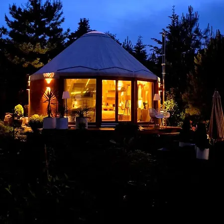 W Karkonoszach Jurta Karkonoska Z Sauna Jacuzzi I Balia Ogrodowa Przesieka
