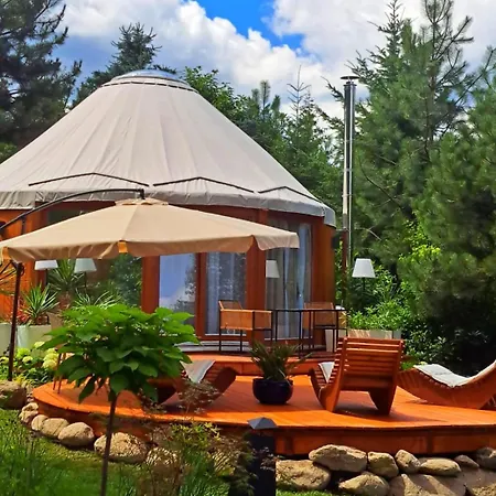 W Karkonoszach Jurta Karkonoska Z Sauna Jacuzzi I Balia Ogrodowa Alpesi faház *