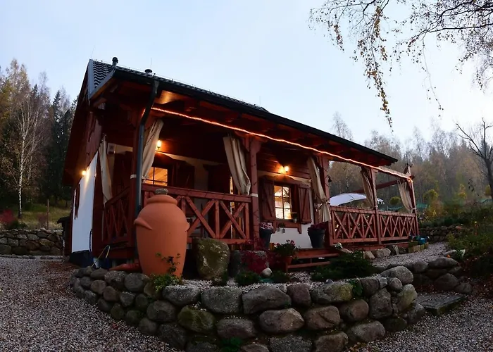 W Karkonoszach Domek alpejski