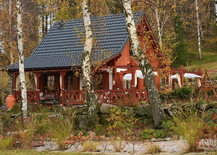 W Karkonoszach Domek alpejski